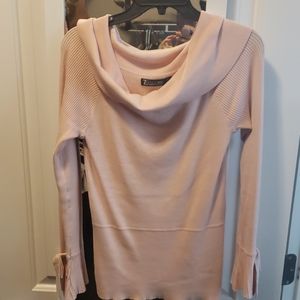 Blush pink sweater top